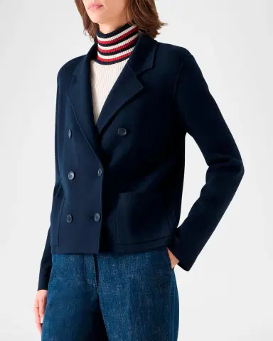 Akris punto Stretch Wool Cardigan-Style Jacket | Thumbnail 6