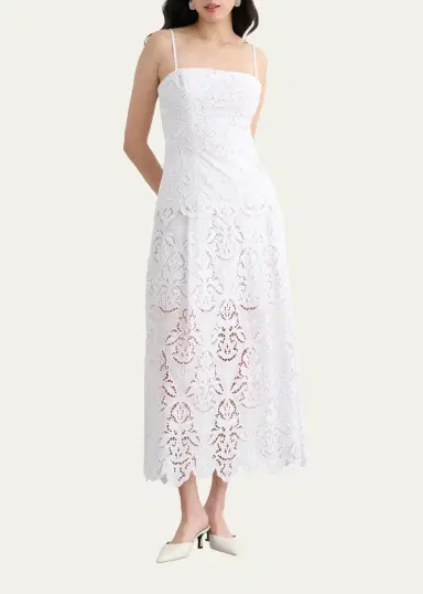 Toccin Stacy Embroidered Midi Skirt | Thumbnail 2 Toccin Stacy Embroidered Midi Skirt | Thumbnail 2