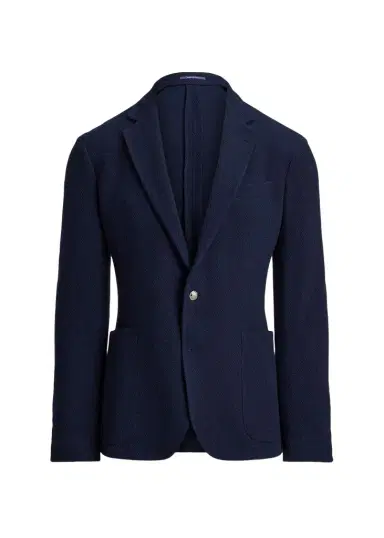 Ralph Lauren Purple Label Men's Cashmere and Silk Chevron Jacquard Blazer | Thumbnail 1