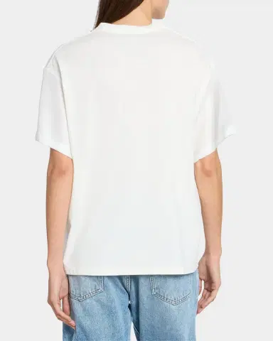 Maison Margiela Floral Cotton V-Neck T-Shirt | Thumbnail 3 Maison Margiela Floral Cotton V-Neck T-Shirt | Thumbnail 3