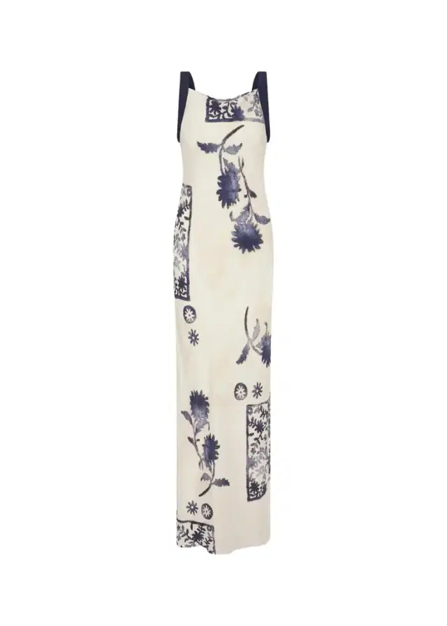 SIR. Phillipa Stamp-Print Maxi Slipdress