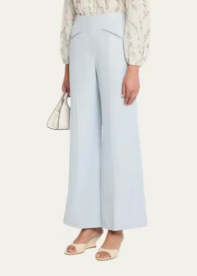 Veronica Beard Cassidee Wide-Leg Pants | Thumbnail 4