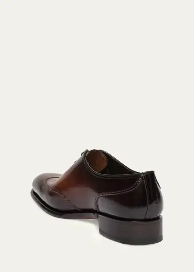Santoni Men's People Wingtip Leather Oxfords | Thumbnail 3 Santoni Men's People Wingtip Leather Oxfords | Thumbnail 3
