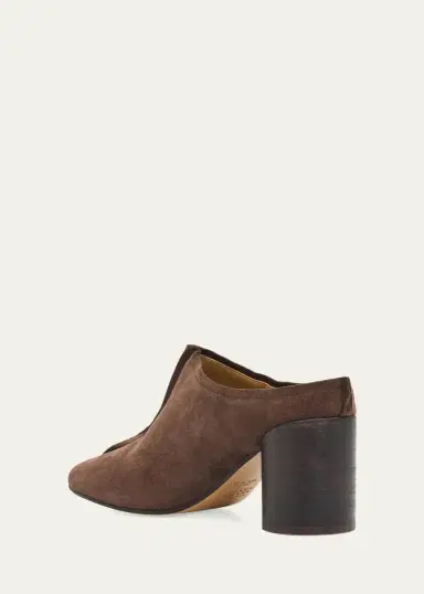 MM6 MAISON MARGIELA 60mm Stitch Suede Mules | Thumbnail 4