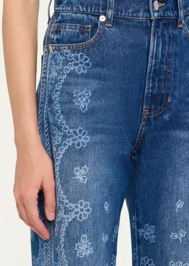Veronica Beard Taylor High-Rise Wide-Leg Jeans | Thumbnail 5 Veronica Beard Taylor High-Rise Wide-Leg Jeans | Thumbnail 5
