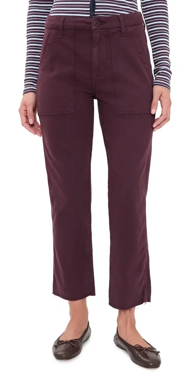 AMO Easy Army Trousers Mulberry