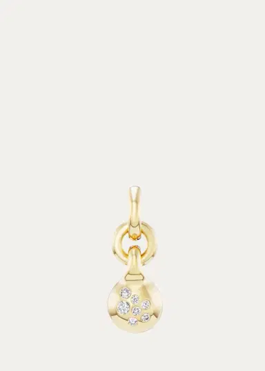 Uniform Object 18K Carriage Charm with Round Diamond | Thumbnail 2
