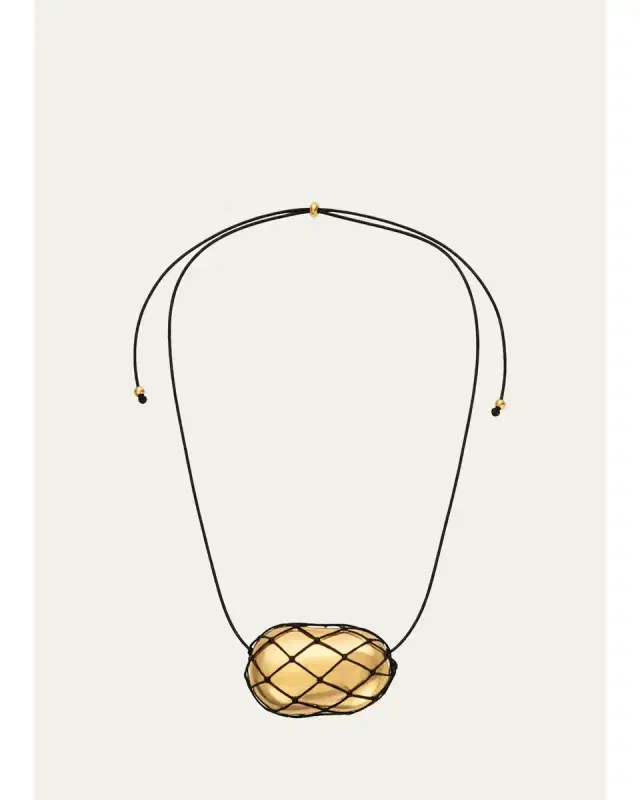 Heaven Mayhem Julia Net Necklace, Gold