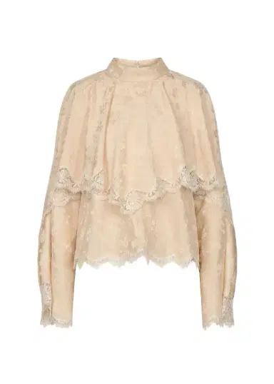 Sea Shay Long-Sleeve Lace Blouse | Thumbnail 1