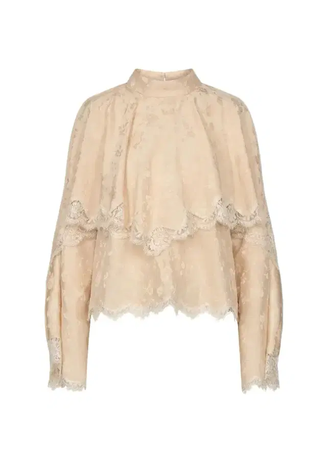 Sea Shay Long-Sleeve Lace Blouse
