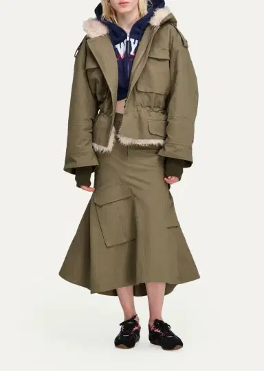 Marc Jacobs Crop Cargo Parka | Thumbnail 2