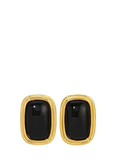 Heaven Mayhem Ribbon Earrings, Gold | Thumbnail 1