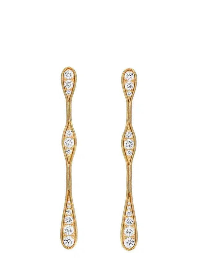 Fernando Jorge Fluid 18K Gold and Diamond Earrings