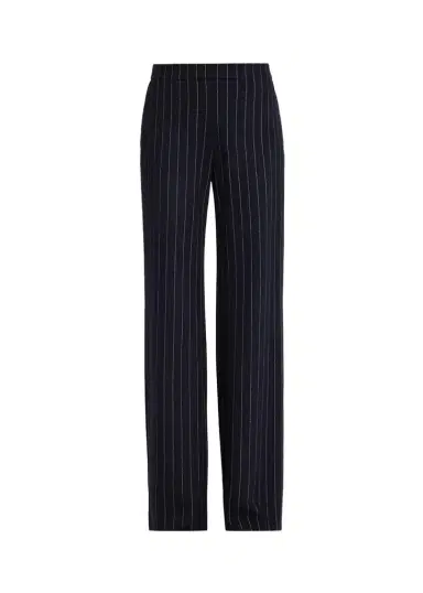 Lafayette 148 New York Lafayette Pinstripe Flare-Leg Pants | Thumbnail 1