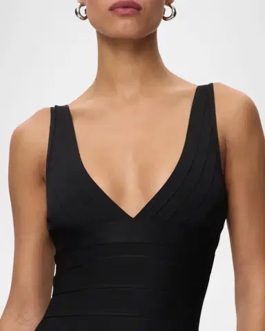 Hervé Léger The Backstage Knee-Length Dress | Thumbnail 4