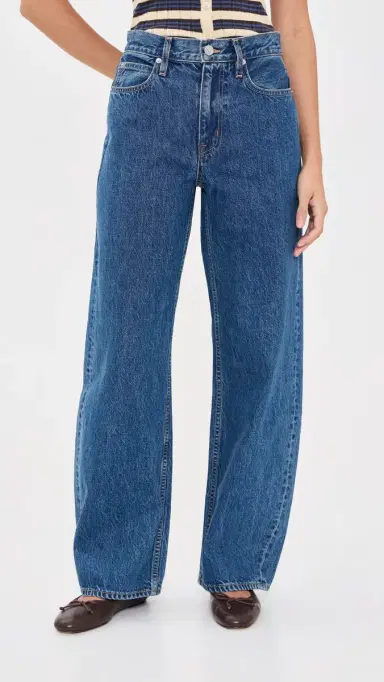 SLVRLAKE Estelle Wide Leg Jeans Start Me Up | Thumbnail 2
