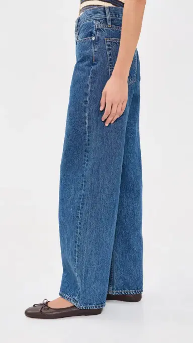 SLVRLAKE Estelle Wide Leg Jeans Start Me Up | Thumbnail 4
