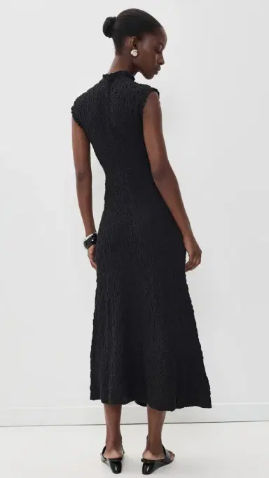 Proenza Schouler White Label Cleo Dress Black | Thumbnail 3