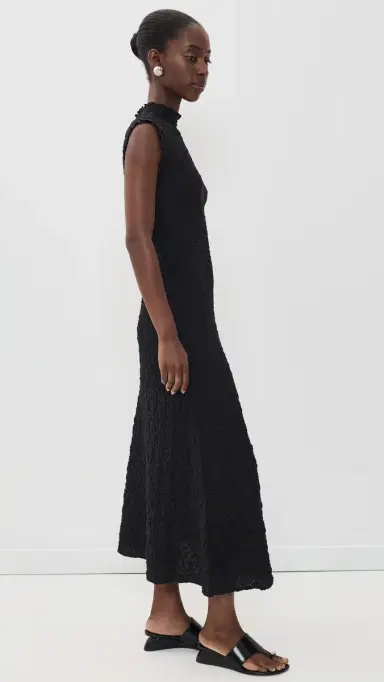 Proenza Schouler White Label Cleo Dress Black | Thumbnail 4