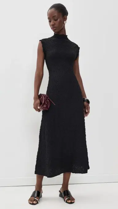 Proenza Schouler White Label Cleo Dress Black | Thumbnail 5