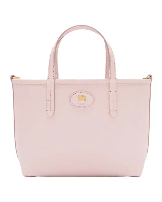 Burberry Bloomsbury Reversible Mini Leather & Check Tote Bag