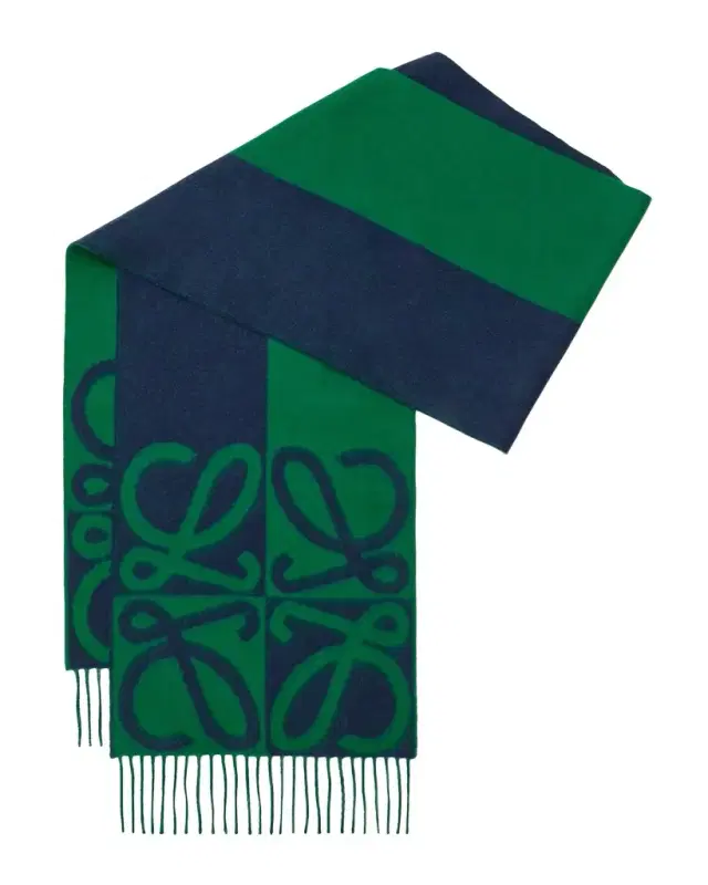 LOEWE Wool and Cashmere Anagram Scarf
