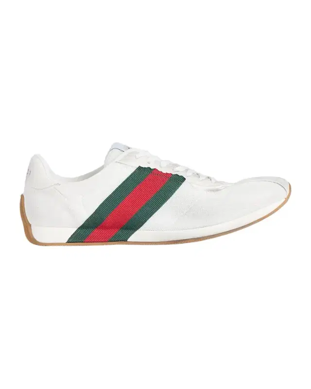 Gucci Men's Tempo Suede Low-Top Sneakers