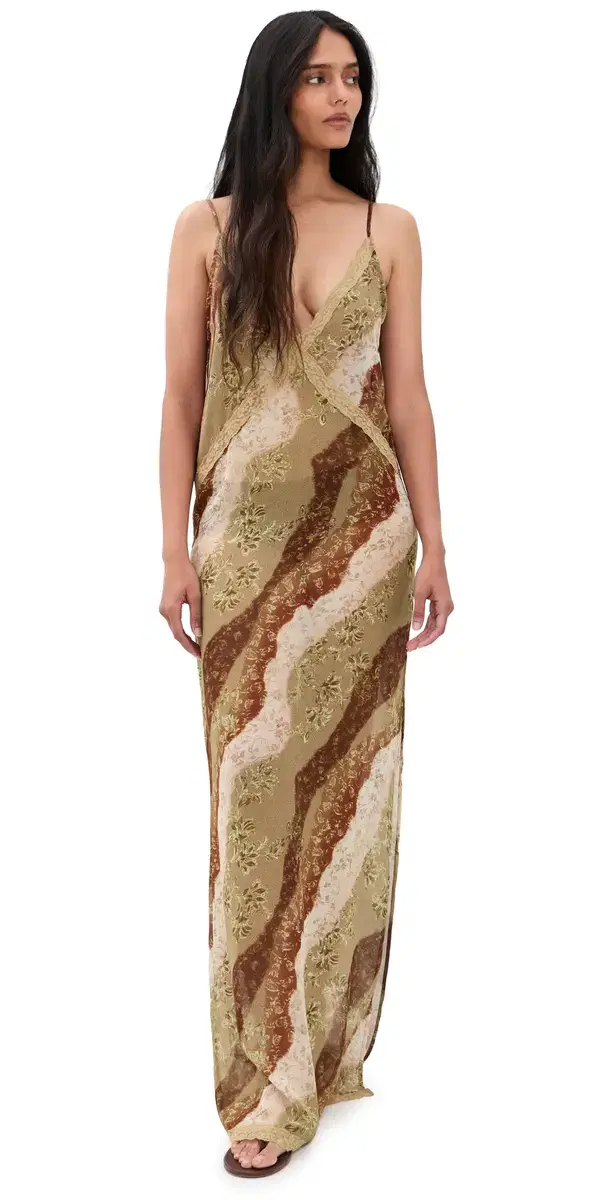 LIONESS elrose Maxi Dress Vintage Floral
