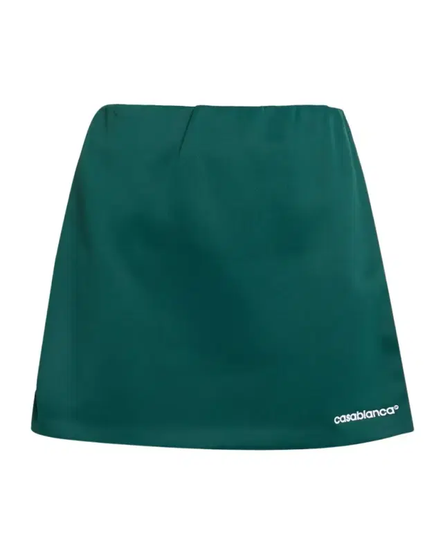 Casablanca Scuba Side-Stripe Mini Skirt