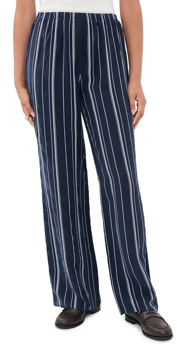 Favorite Daughter The Everything Pants Midnight Grey Stripe