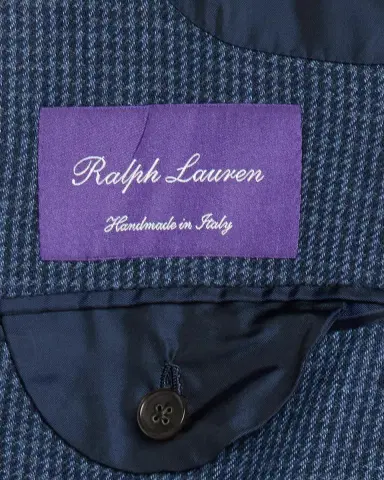 Ralph Lauren Purple Label Men's Kent Handmade Houndstooth Sport Coat | Thumbnail 6 Ralph Lauren Purple Label Men's Kent Handmade Houndstooth Sport Coat | Thumbnail 6