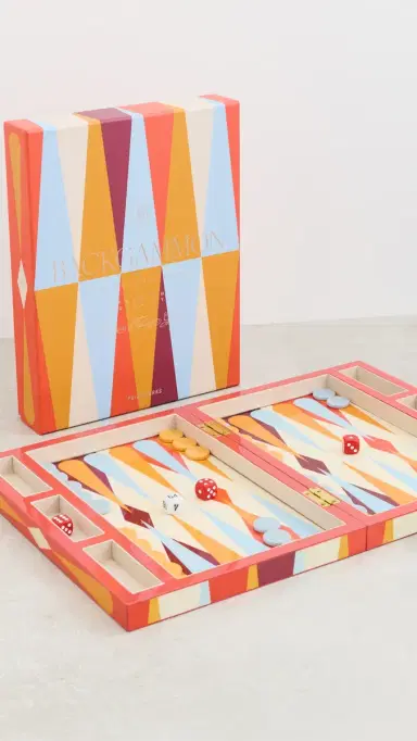 Printworks Lacquered Backgammon Set Multi One Size | Thumbnail 2