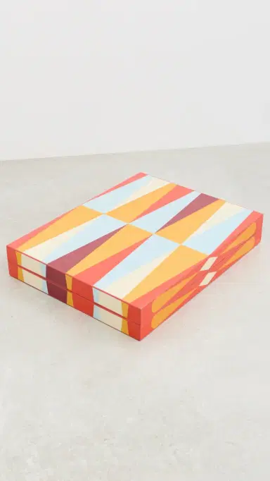 Printworks Lacquered Backgammon Set Multi One Size | Thumbnail 5