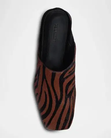 Bernardo Porto Zebra Calf Hair Mules | Thumbnail 3 Bernardo Porto Zebra Calf Hair Mules | Thumbnail 3