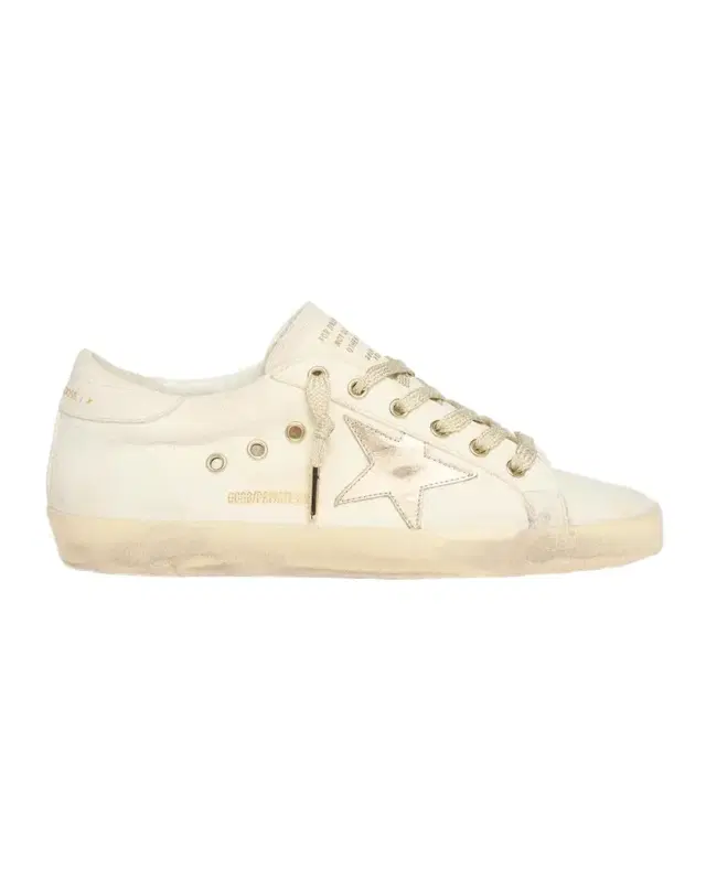 Golden Goose Super-Star Leather Low-Top Sneakers