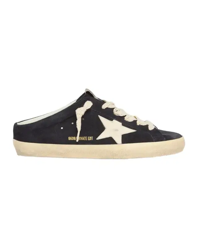Golden Goose Super-Star Sabot Suede Slide Sneakers