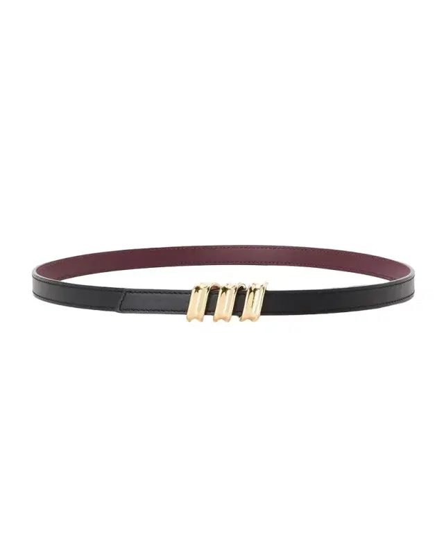 LOEWE Reversible Coil Belt in Smooth Calfskin