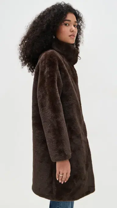 Apparis Blair Coat Espresso | Thumbnail 4 Apparis Blair Coat Espresso | Thumbnail 4