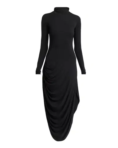 Proenza Schouler Imogen Draped Turtleneck Dress | Thumbnail 1 Proenza Schouler Imogen Draped Turtleneck Dress | Thumbnail 1