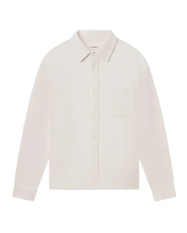 Frame Men's Cotton Waffle Texture Button-Down Shirt