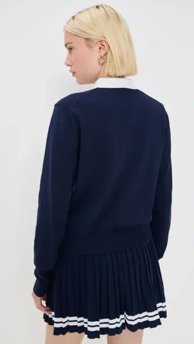 RLX Ralph Lauren ong Sleeve Polo Refined Navy | Thumbnail 3