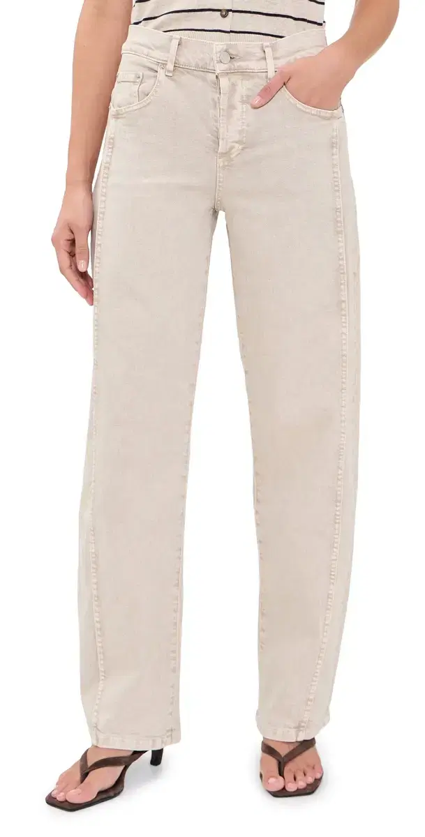 Le Jean Nomad Tuck Jeans Desert Sands