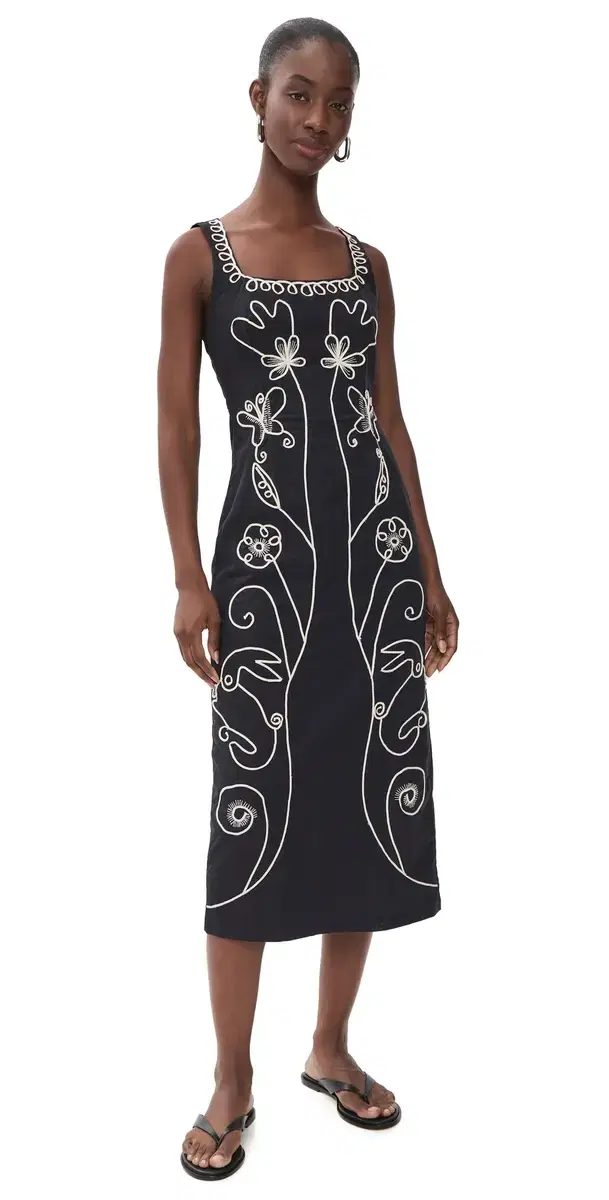 Cleobella Ruxandra Midi Dress Black