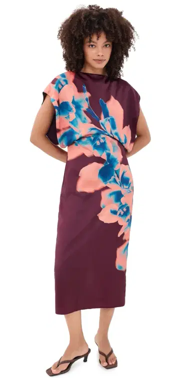 Misa Lenny Dress Cerulean Orchid | Thumbnail 1