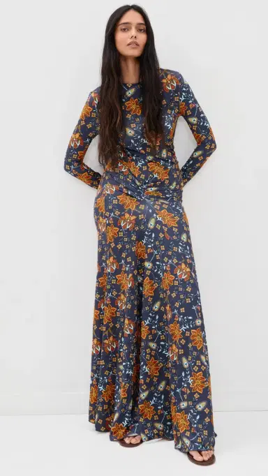 EYWASOULS MALIBU Annie Ruched Maxi Dress | Thumbnail 5