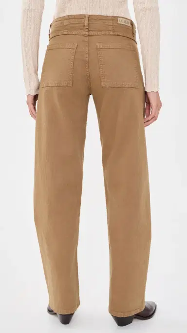 Le Jean Selena Long Barrel Jeans Honey Brown | Thumbnail 3 Le Jean Selena Long Barrel Jeans Honey Brown | Thumbnail 3