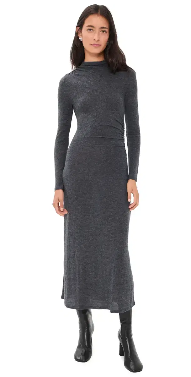 RAILS Margaret Dress Charcoal M