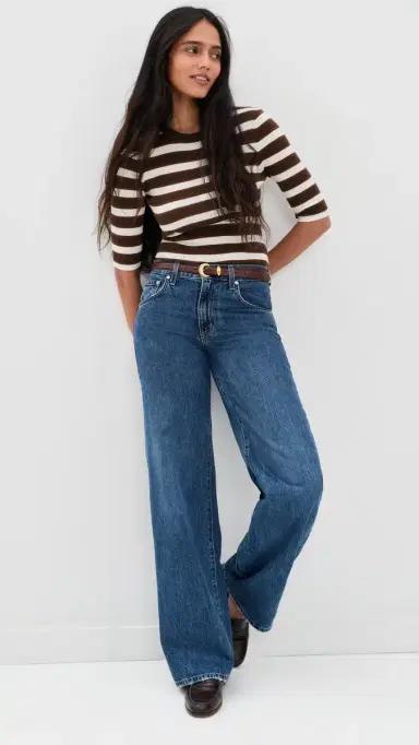 Favorite Daughter The Amelia Crew Neck Top | Thumbnail 2 Favorite Daughter The Amelia Crew Neck Top | Thumbnail 2