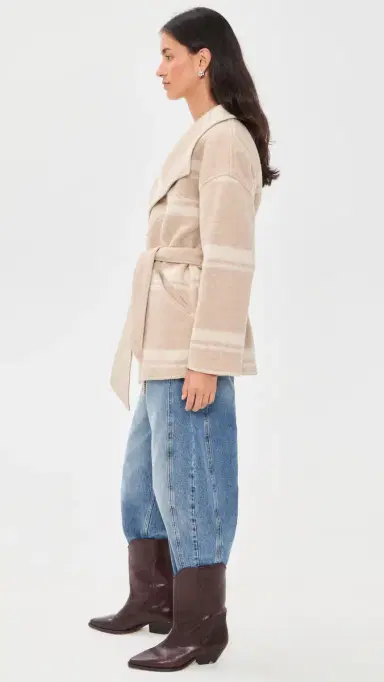 ISABEL MARANT ÉTOILE Brea Coat | Thumbnail 4 ISABEL MARANT ÉTOILE Brea Coat | Thumbnail 4