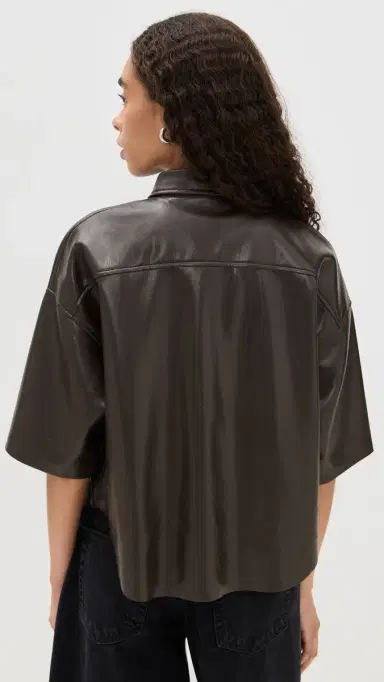 Citizens of Humanity Frances Cropped Caped Button Up | Thumbnail 3